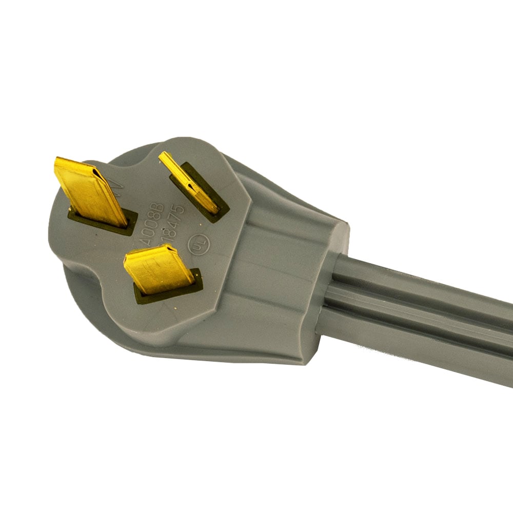 EASTMAN 6-ft 40 -Amp 3 -Prong Gray Range Appliance Power Cord