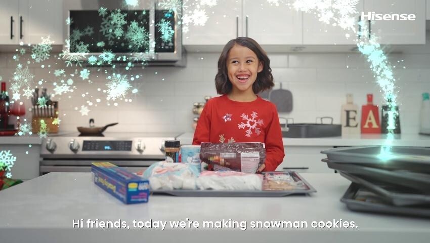 Hisense 30-in Glass Top 5 burners 5.8-cu ft Air Fry Convection Oven Freestanding Electric Range ( Stainless Steel )