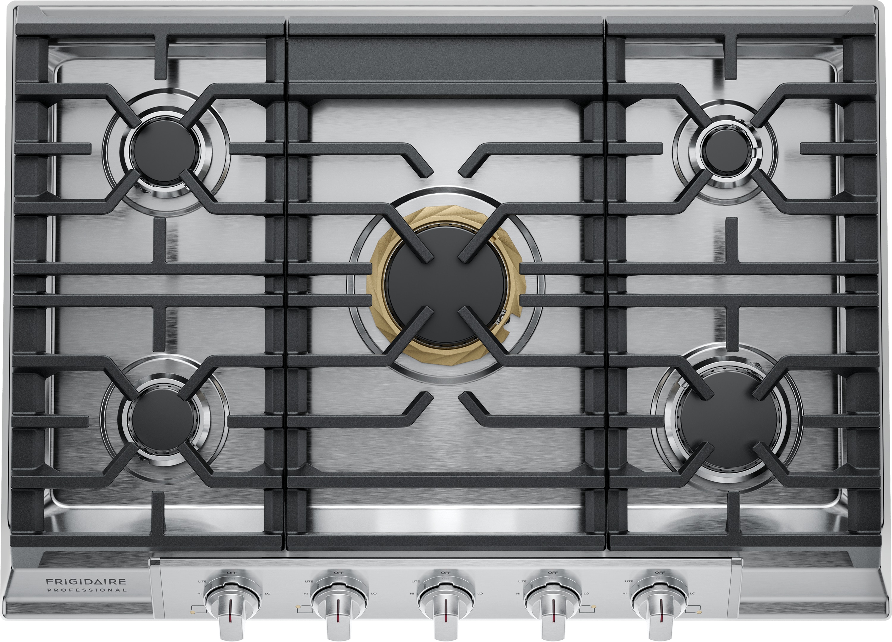Frigidaire Professional 30-in 5 burners Stainless steel Gas Cooktop