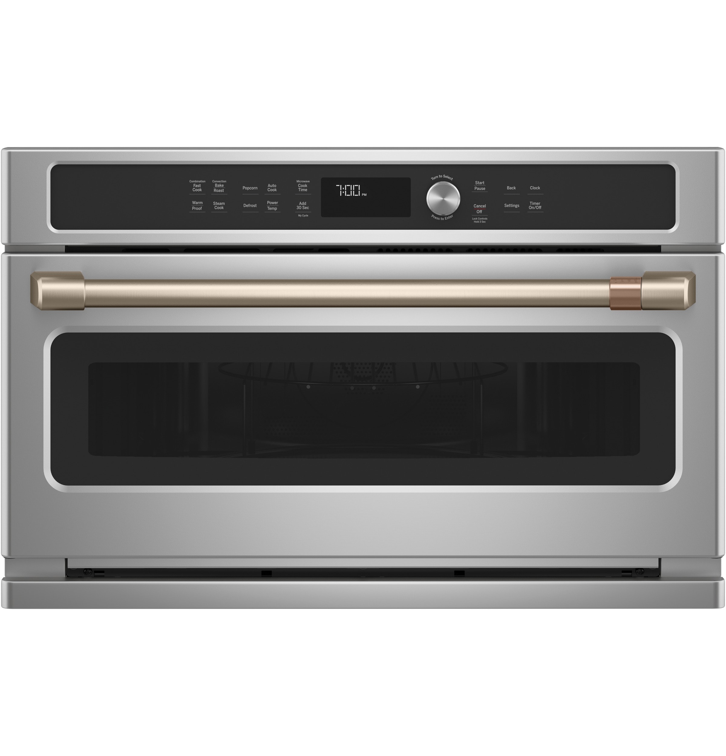 Cafe 30-in Wall oven handle ( Brushed Bronze )