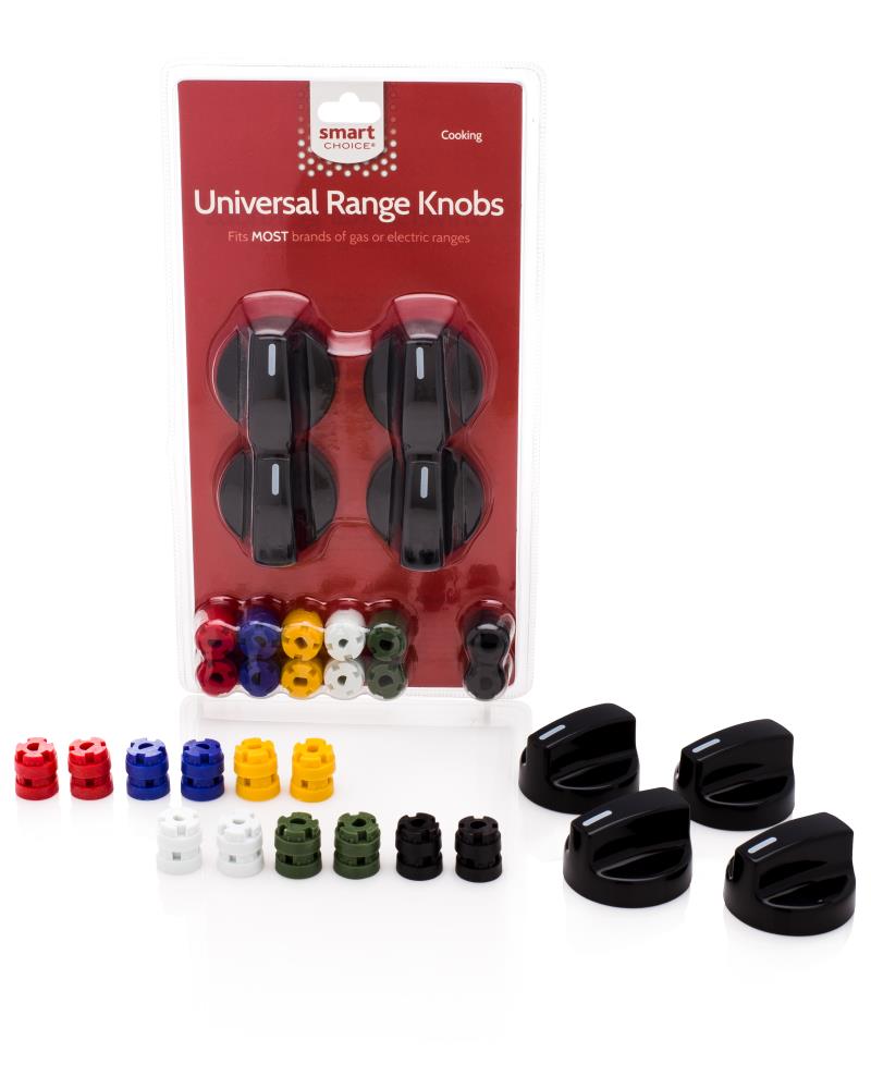 Smart Choice Universal Gas and electric range Knob kit ( Black )