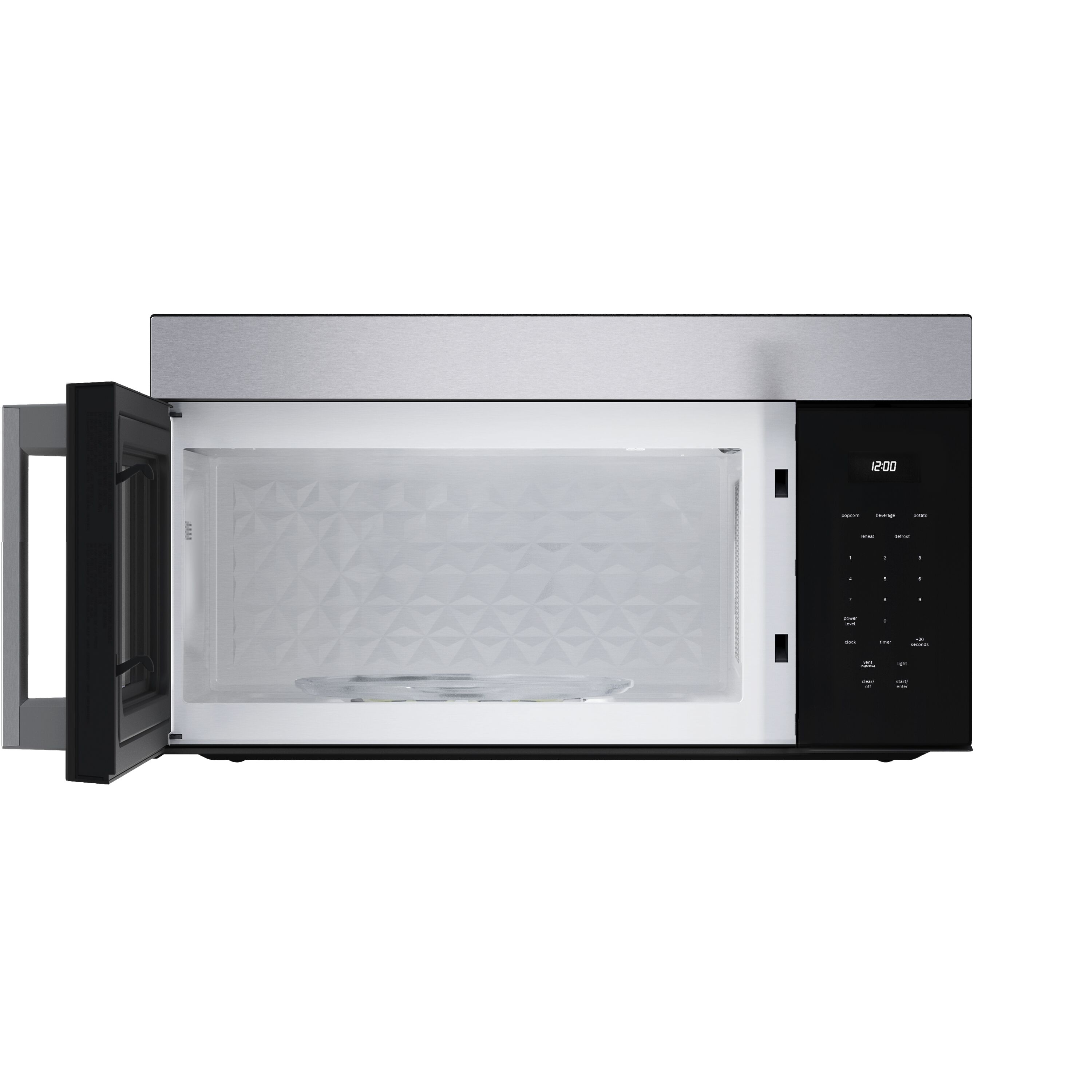 Bosch 100 Series 1 7 cu ft 29 88 in Over the Range Microwave with Sensor Cooking Stainless Steel