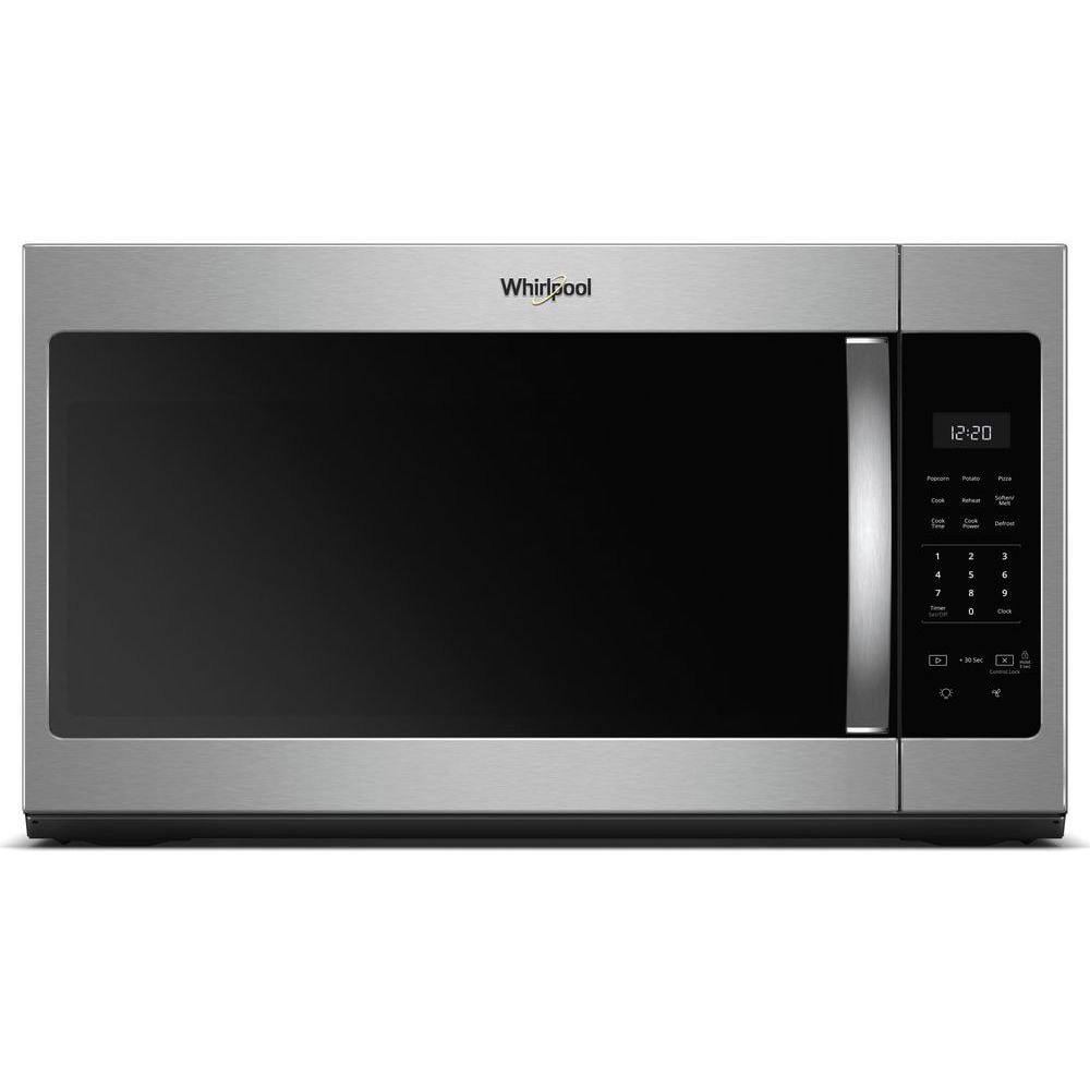 Whirlpool 1 7 cu ft 1000 Watt Over the Range Microwave Stainless Steel