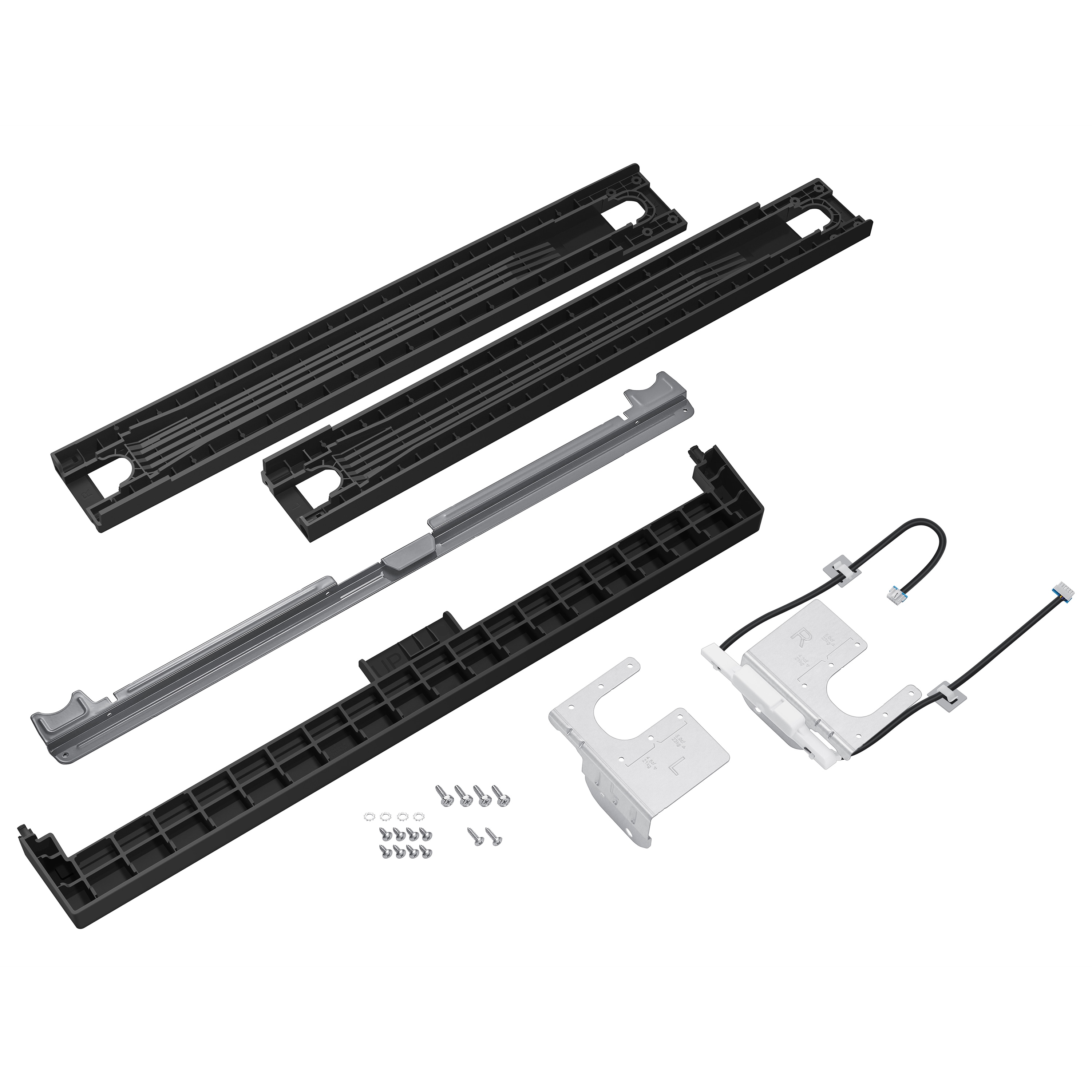 Samsung Stainless Steel Laundry Stacking Kit Brushed Black