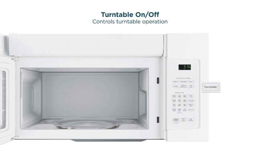 GE 1 6 cu ft 1000 Watt Over the Range Microwave White