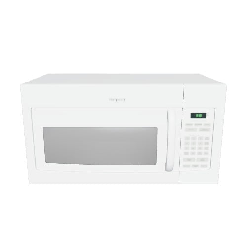 Hotpoint 1 6 cu ft Over the Range Microwave White