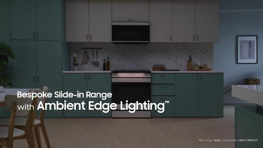 Samsung Bespoke 30-in 4 Burners 6.3-cu ft Air Fry Convection Oven Slide-in Single Induction Range (Matte Black Steel)