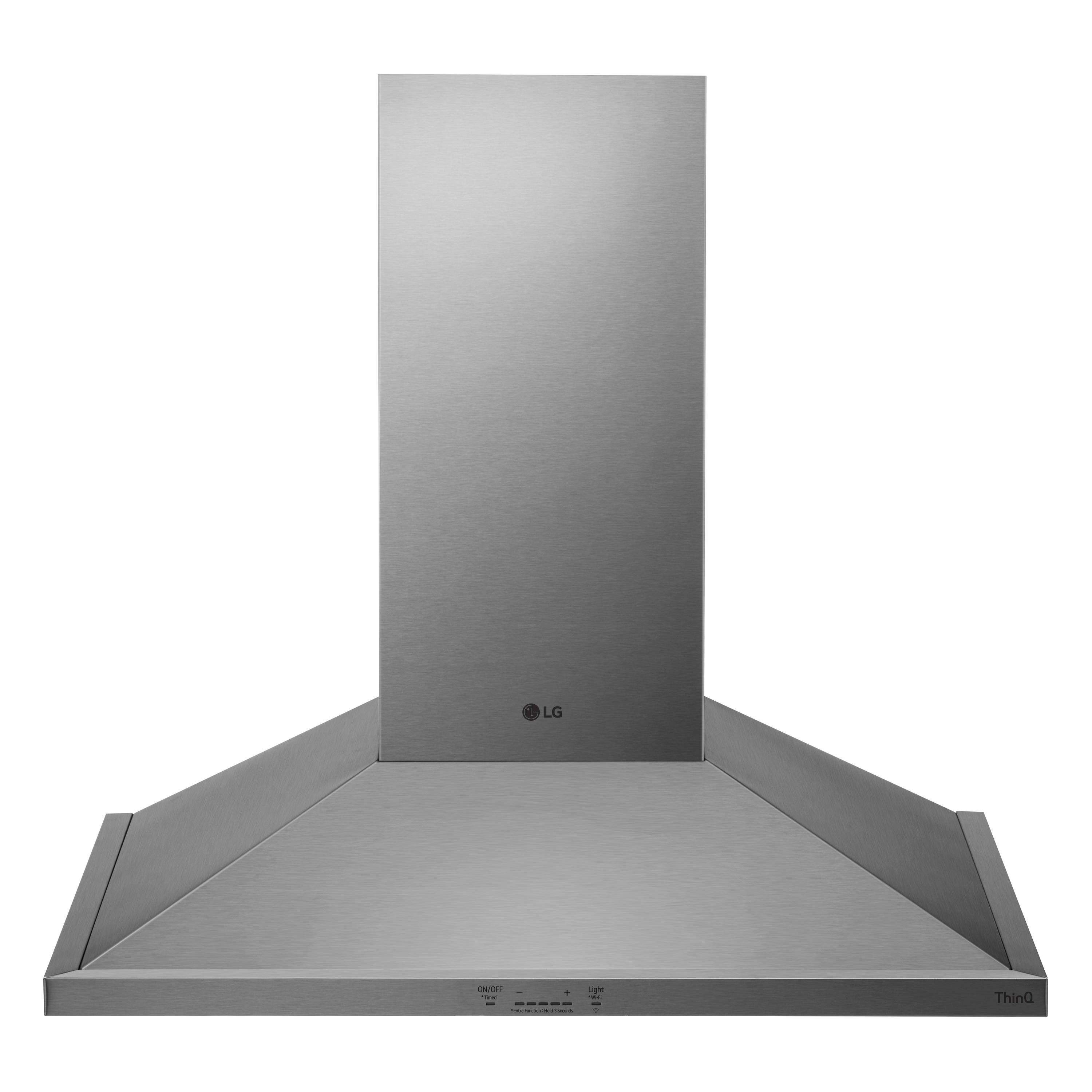 LG Ducted Stainless Steel Wall Mounted Range Hood Common 36 in Actual 35 44 in