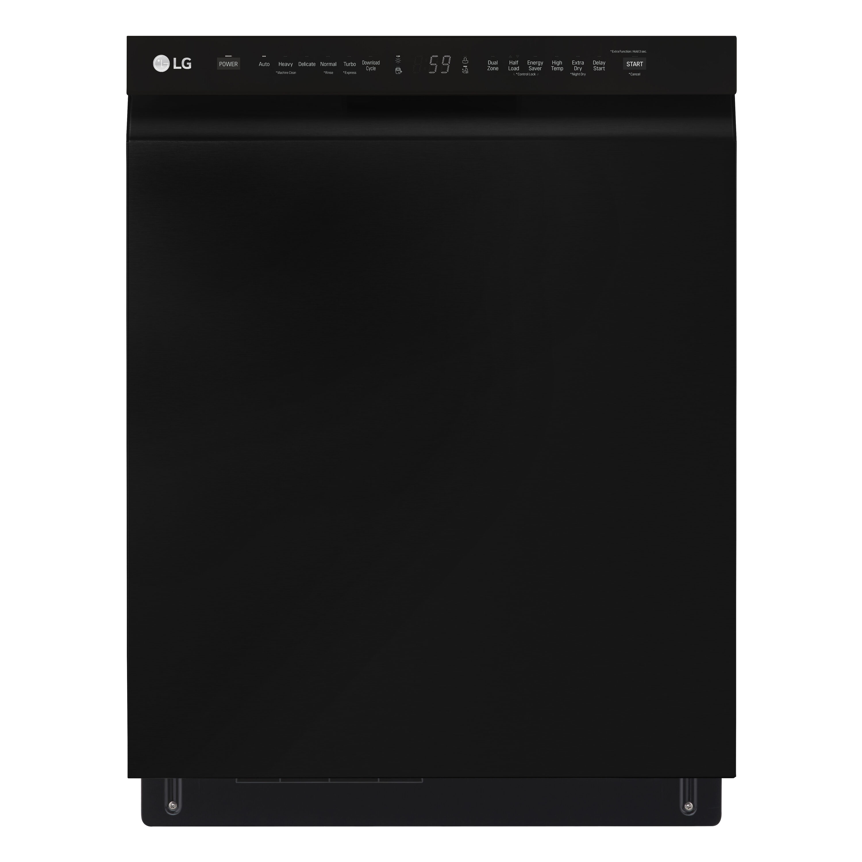 LG QuadWash 48 Decibel Front Control 24 in Built In Dishwasher Black ENERGY STAR