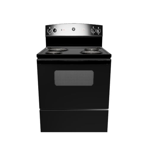 Hotpoint 30-in 4 burners 5.0-cu ft Freestanding Electric Range ( Black )