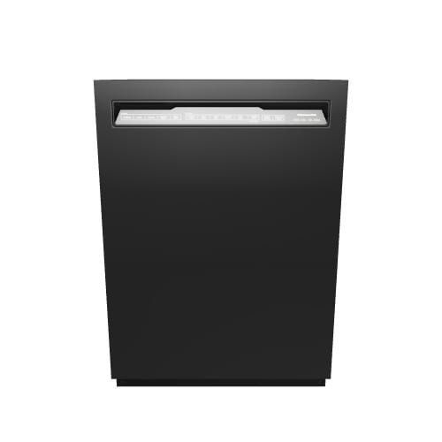 KitchenAid 47 Decibel Front Control 24 in Built In Dishwasher Black ENERGY STAR