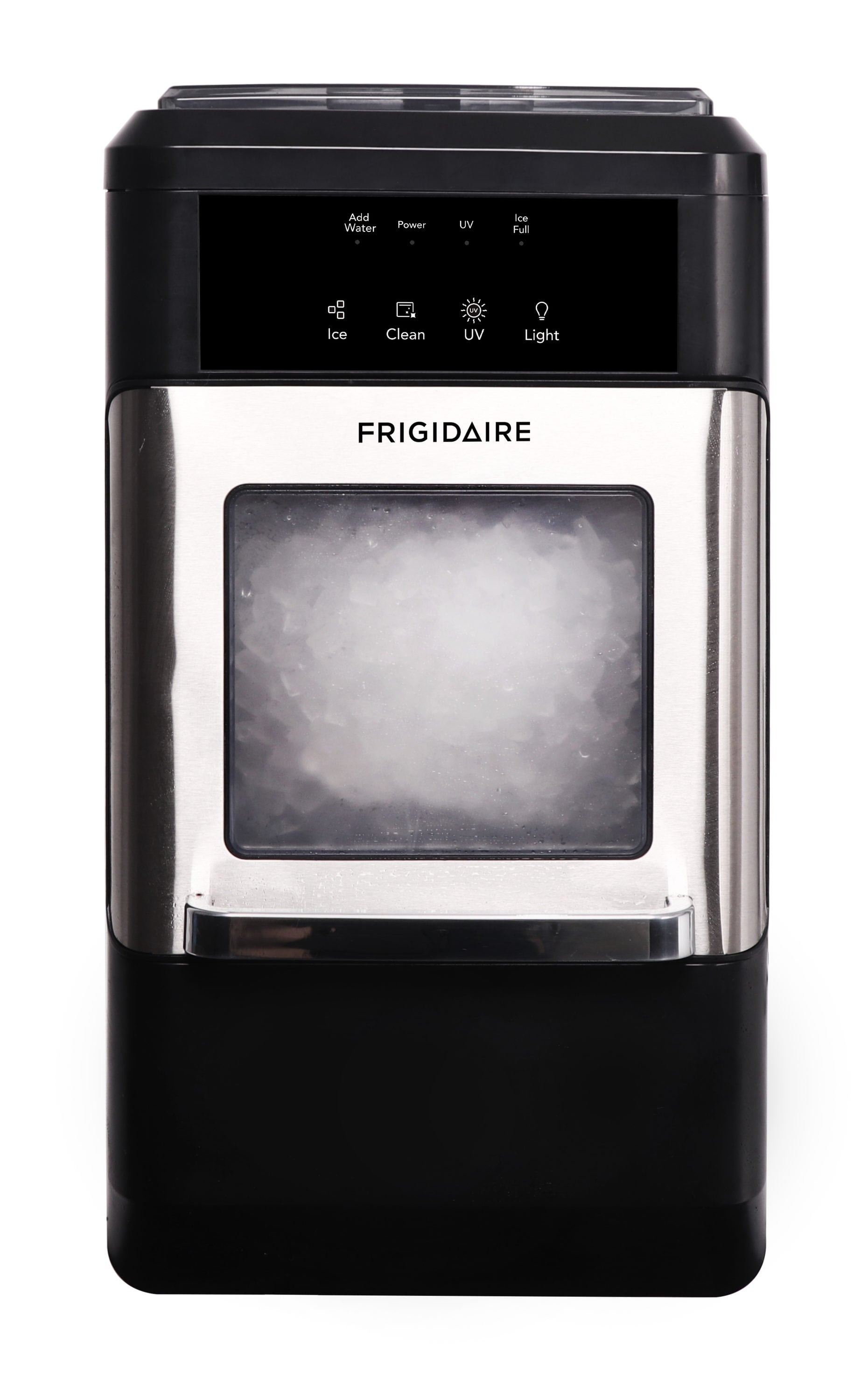 Frigidaire 44 lb Countertop or Portable Nugget Ice Maker Stainless Steel