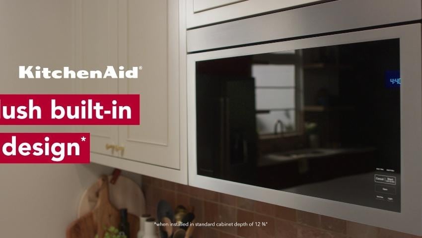 KitchenAid 1 1 cu ft 1000 Watt Over the Range Microwave with Sensor Cooking White