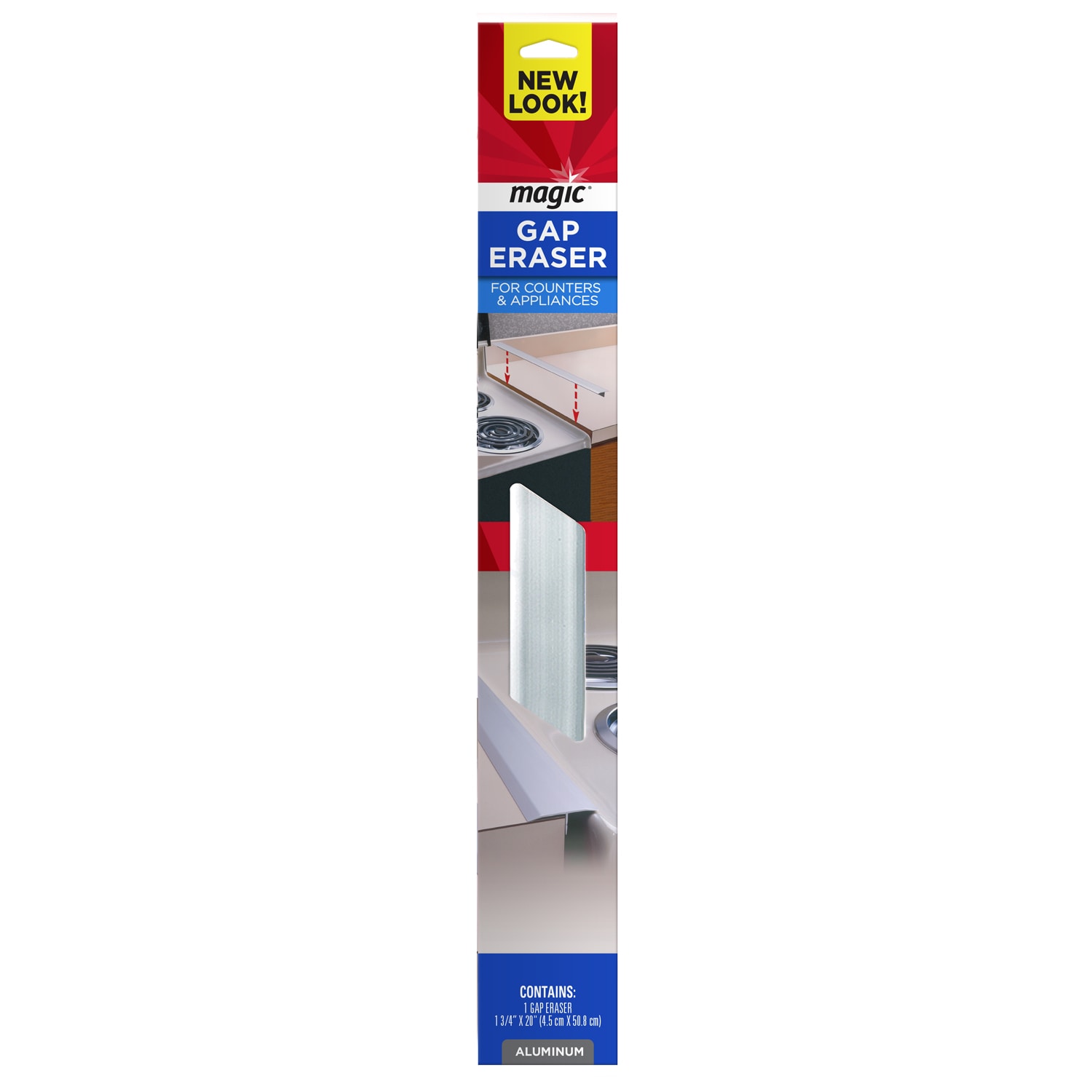 Magic Universal Gas and electric range Counter gap cover ( Aluminum )