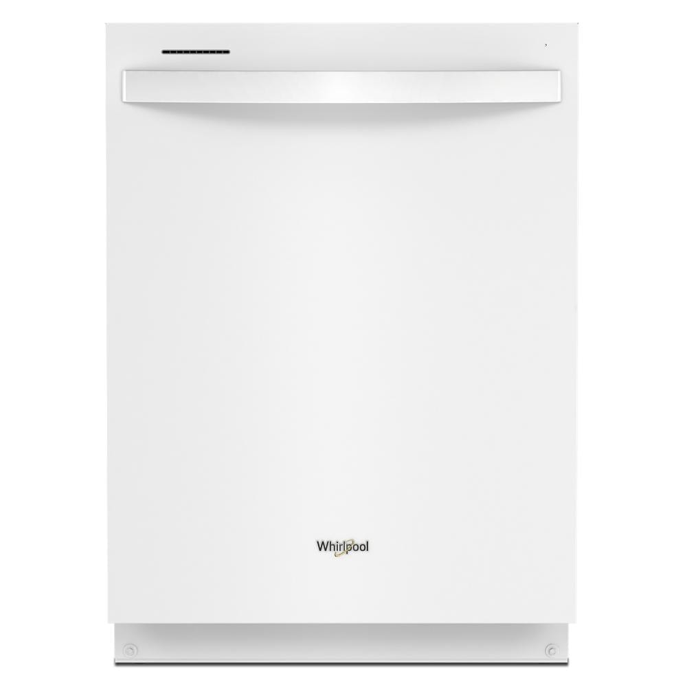 Whirlpool Large Capacity Built In Dishwasher with Tall Top Rack White