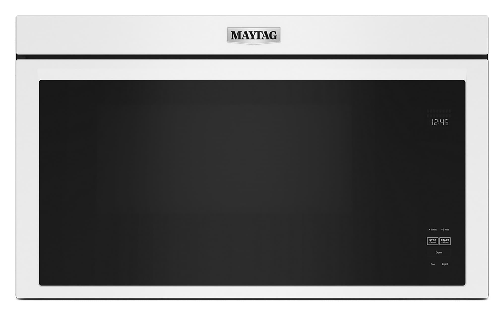 Maytag 1 1 cu ft 1000 Watt Over the Range Microwave with Sensor Cooking White