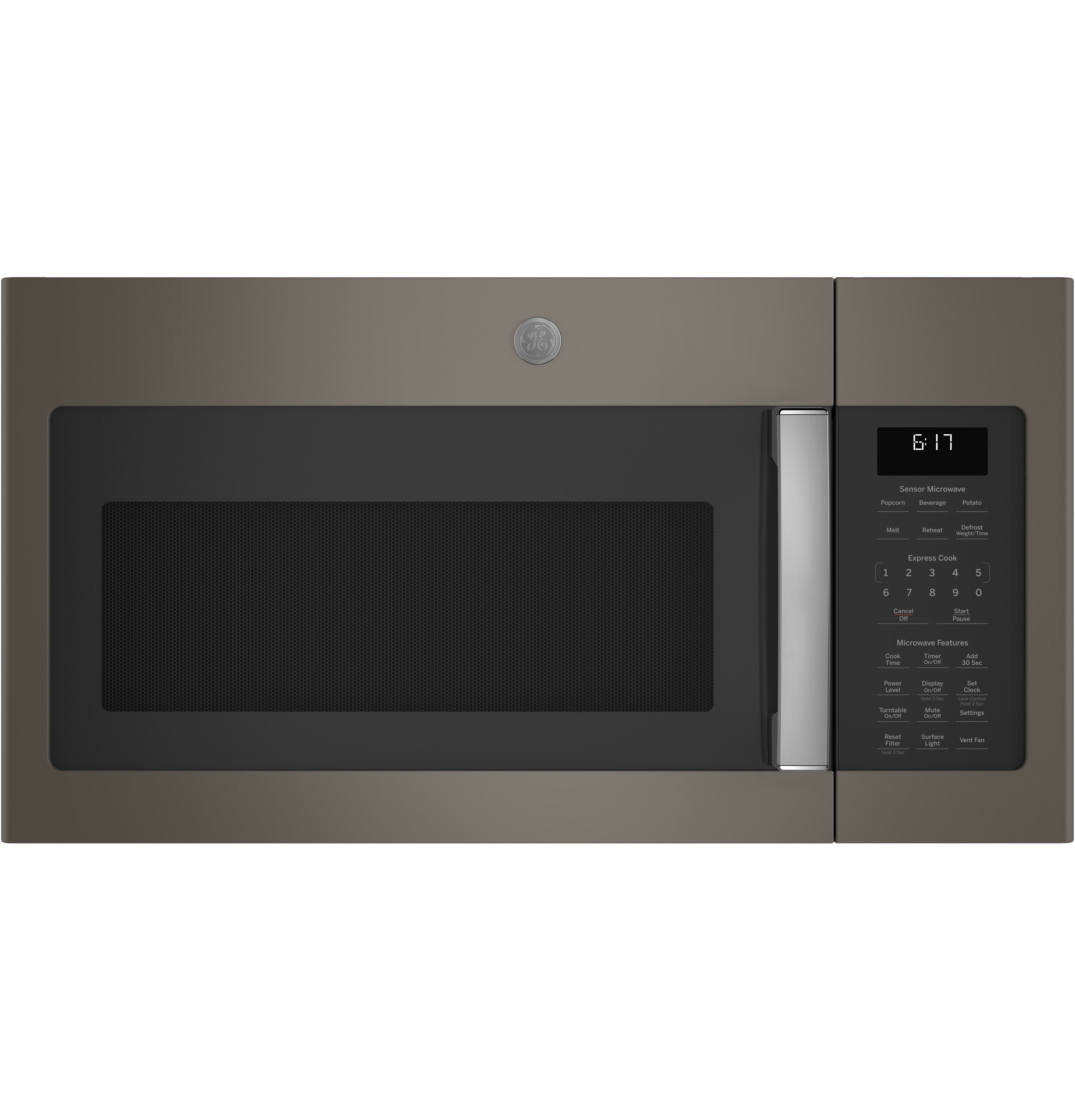 GE 1 7 cu ft Over the Range Microwave with Sensor Cooking Fingerprint Resistant Slate