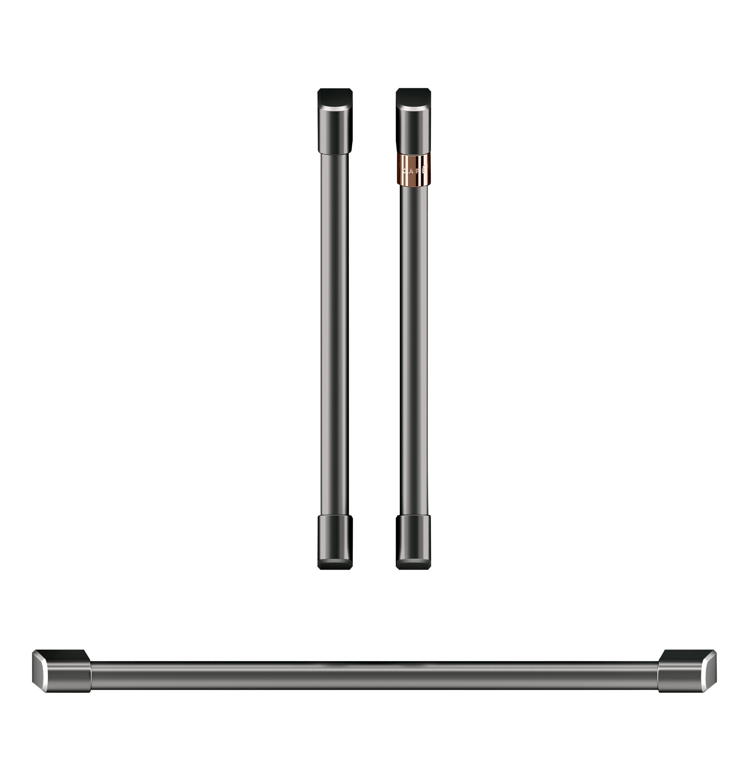 Cafe 30-in 7 -Pack Wall oven handle ( Brushed Black )