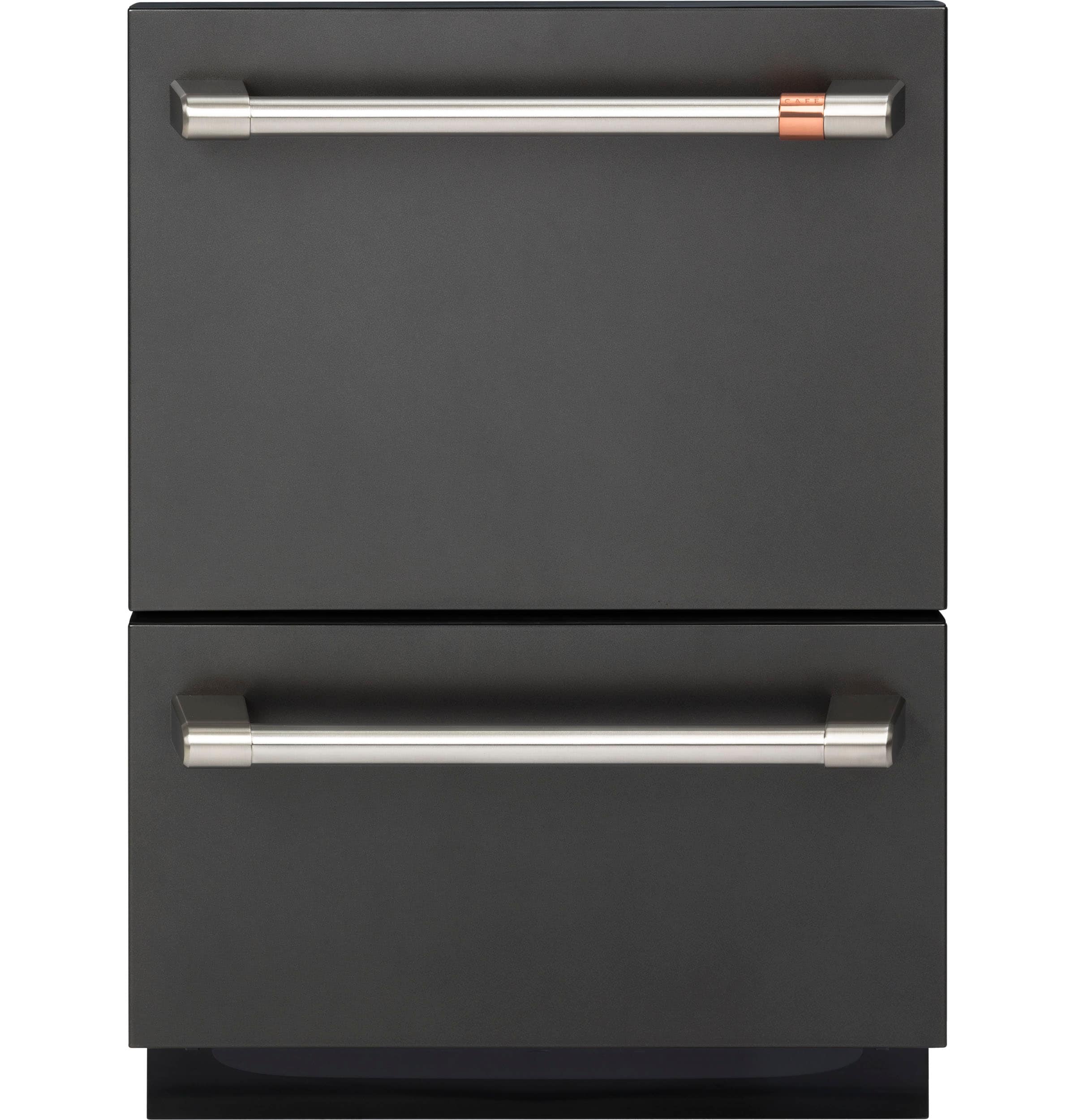 Cafe 49 Decibel 24 in Double Drawer Dishwasher Matte Black