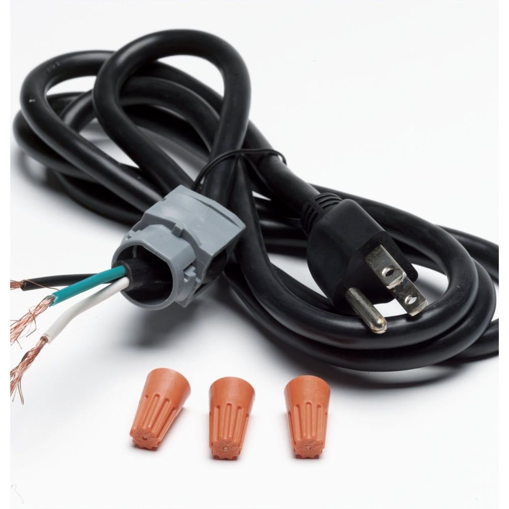 GE 6-ft 15 -Amp 3 -Prong Black Dishwasher Appliance Power Cord