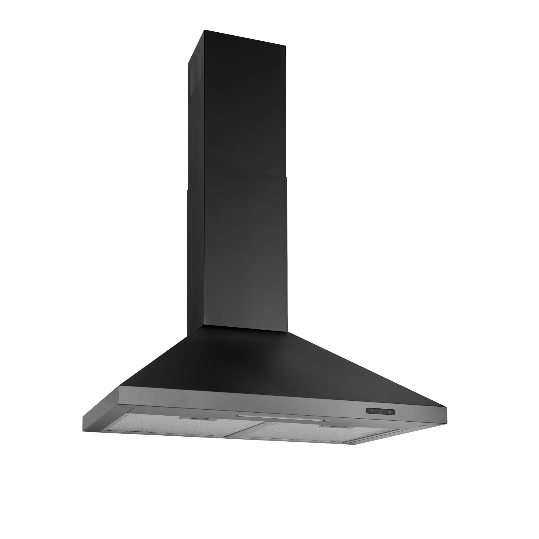 Broan 30 in 400 CFM Convertible Black Stainless Wall Mounted Range Hood