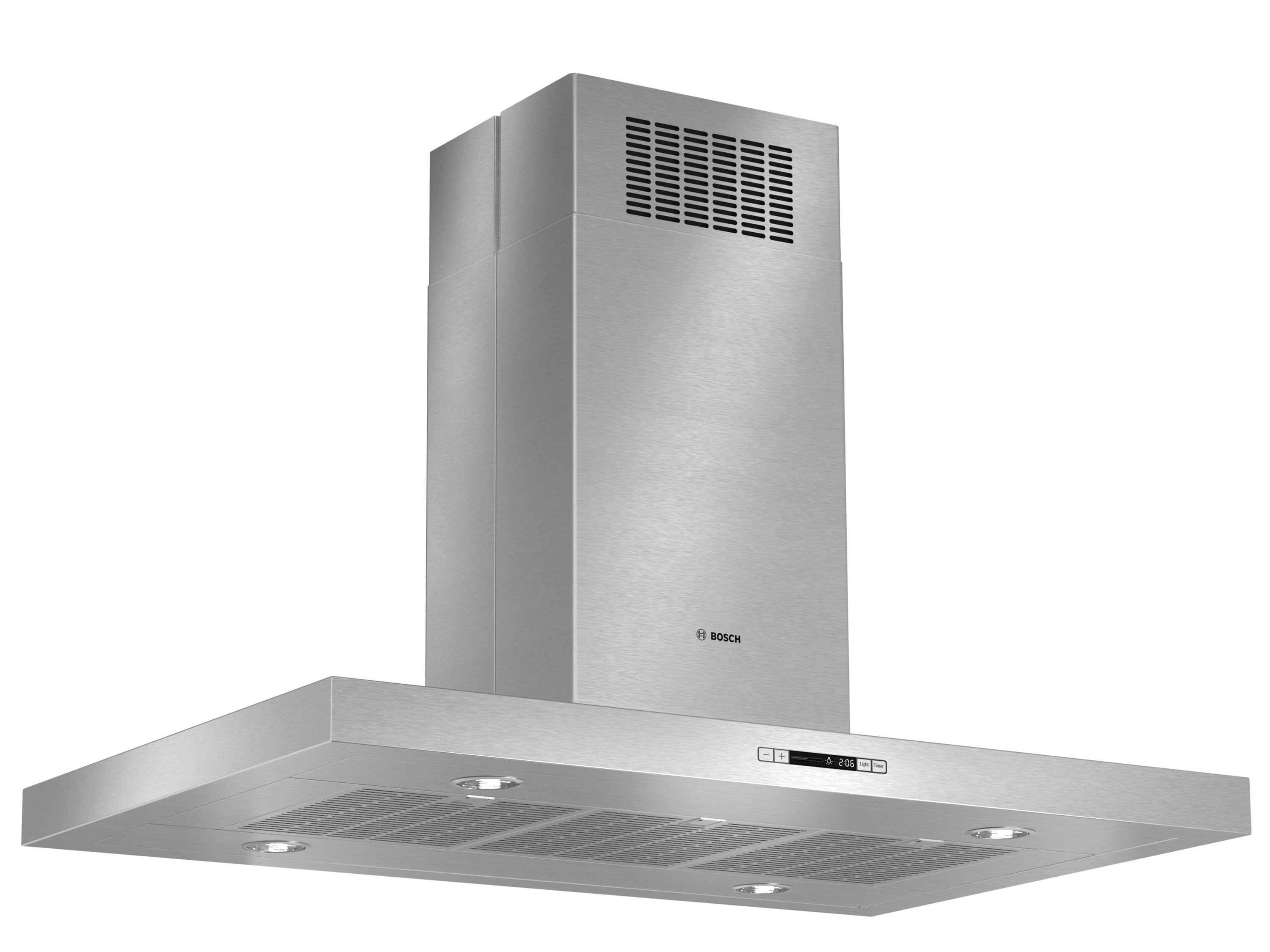 Bosch 42 in Convertible Stainless Steel Island Range Hood Common 42 in Actual 42 0625 in