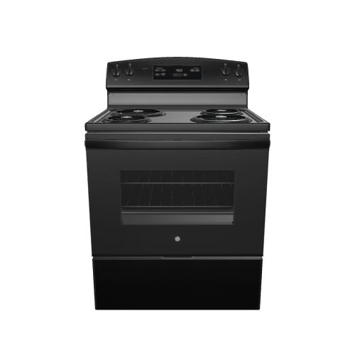 GE 30-in 4 burners 5.0-cu ft Freestanding Electric Range ( Black )