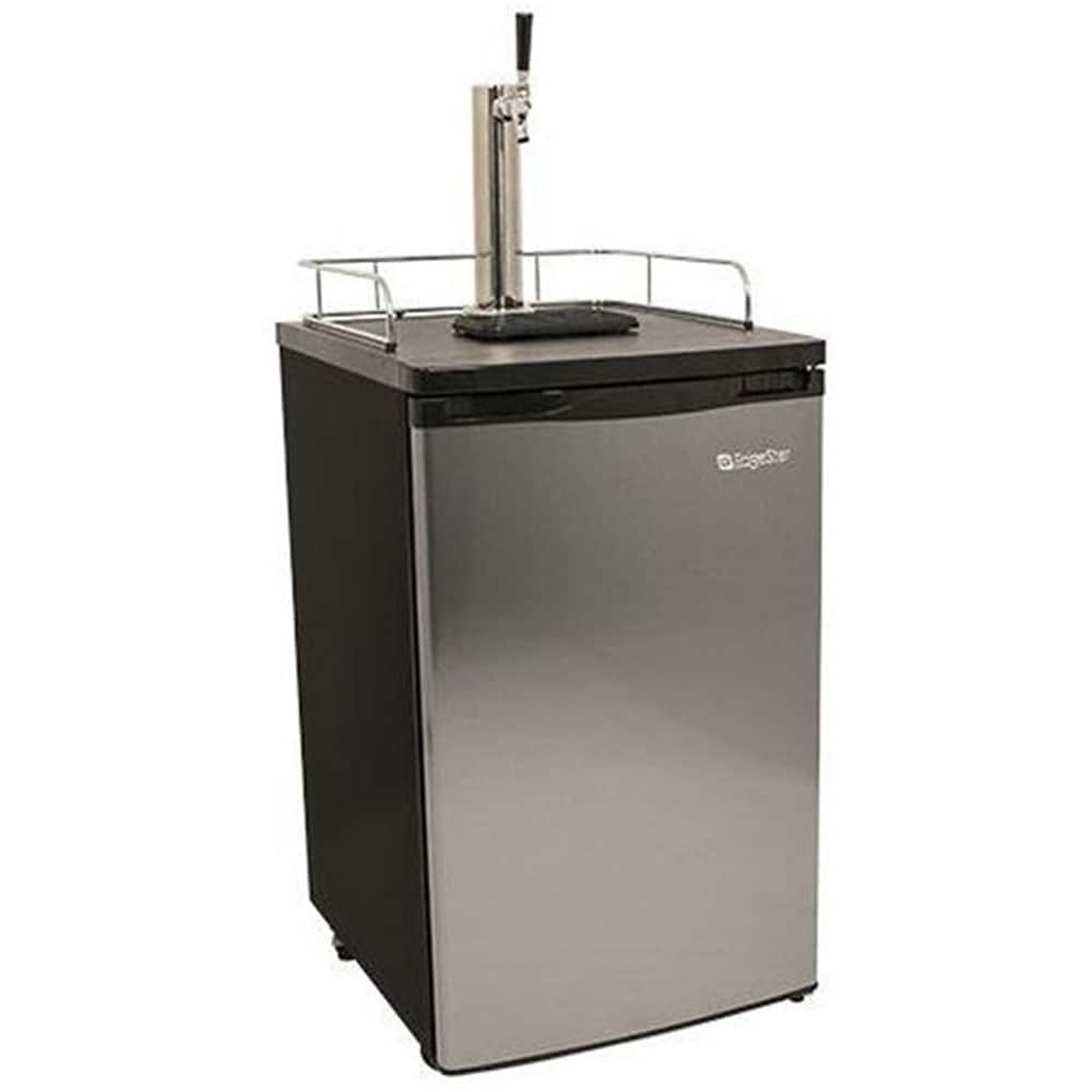 EdgeStar Single tap Half-barrel keg Stainless steel Manual Freestanding Beer kegerator