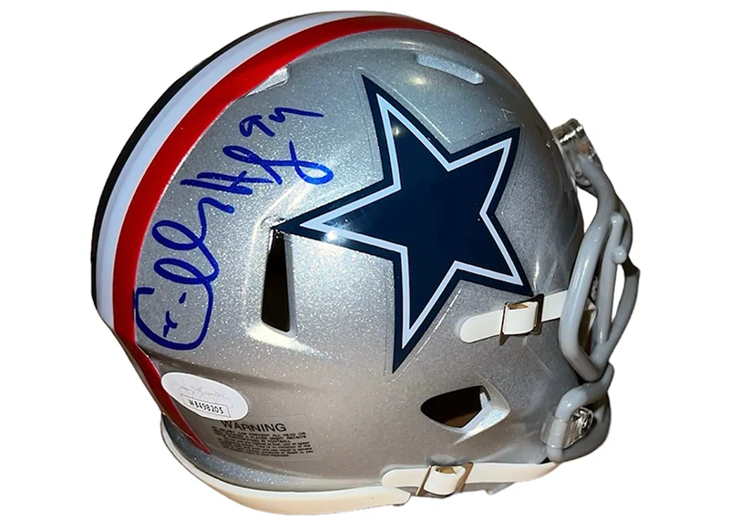 Charles Haley Signed Dallas Cowboys Throwback Mini Speed Helmet JSA