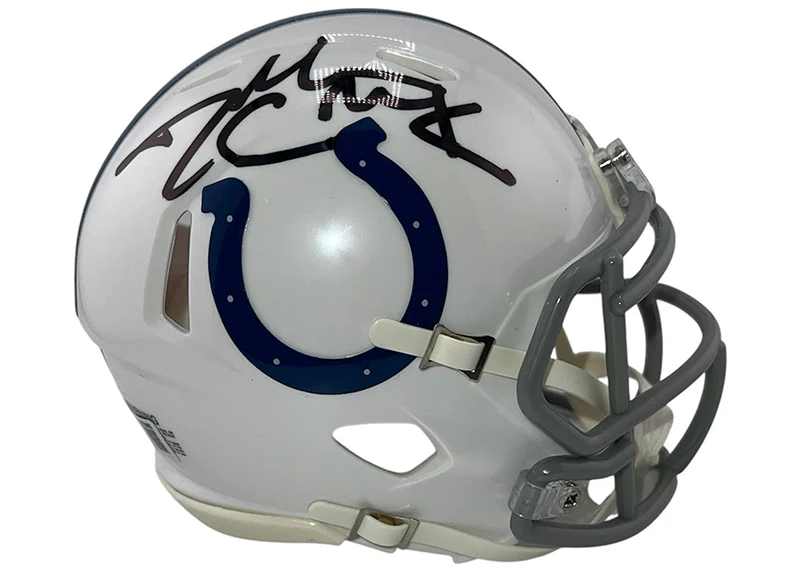 Dallas Clark Indianapolis Colts Signed Speed Mini Helmet JSA