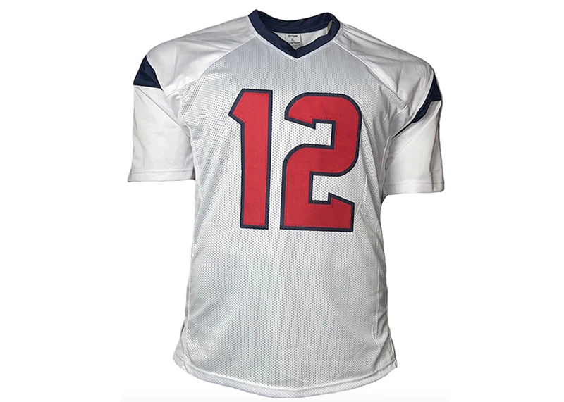 Nico Collins Signed Houston Custom White Football Jersey JSA