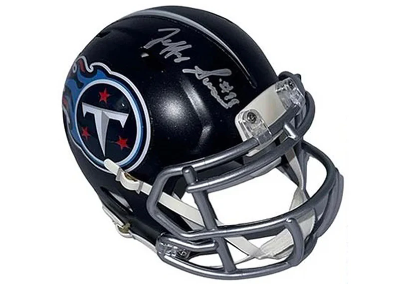 Jeffery Simmons Autographed Tennessee Titans Speed Mini Helmet (JSA)