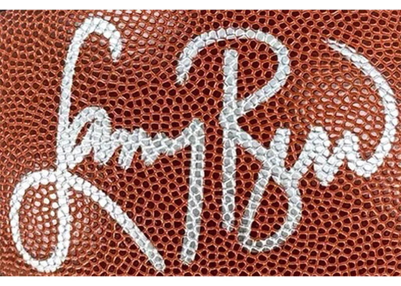 Larry Bird Signed Boston Celtics Wilson NBA Team Logo Basketball Beckett