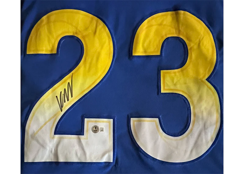 Kyren Williams Signed Los Angeles Custom Blue Football Jersey Beckett