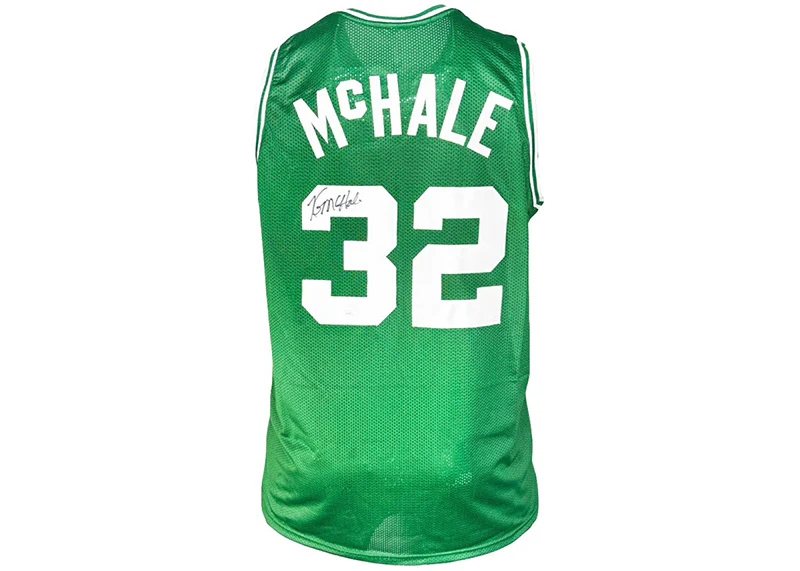 Kevin McHale Signed Custom Boston Green Basketball Jersey JSA