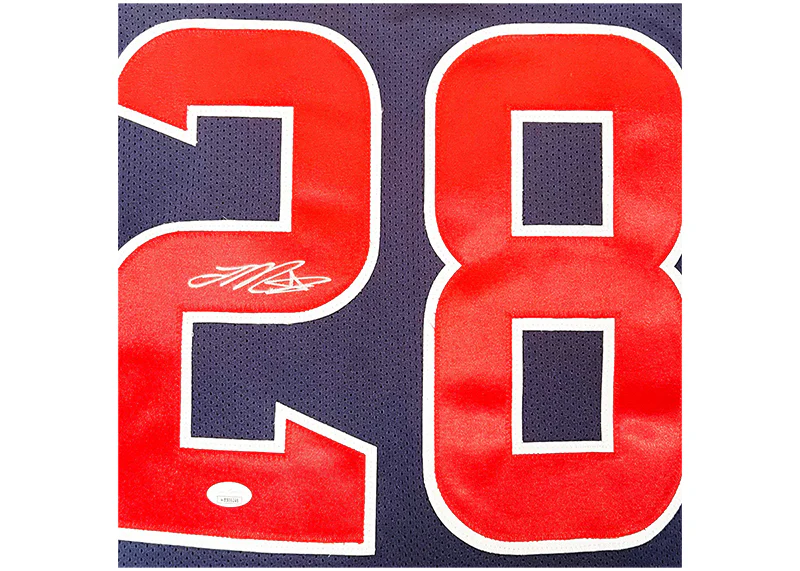 Joe Mixon Autographed Houston Custom Color Rush Football Jersey  (JSA)