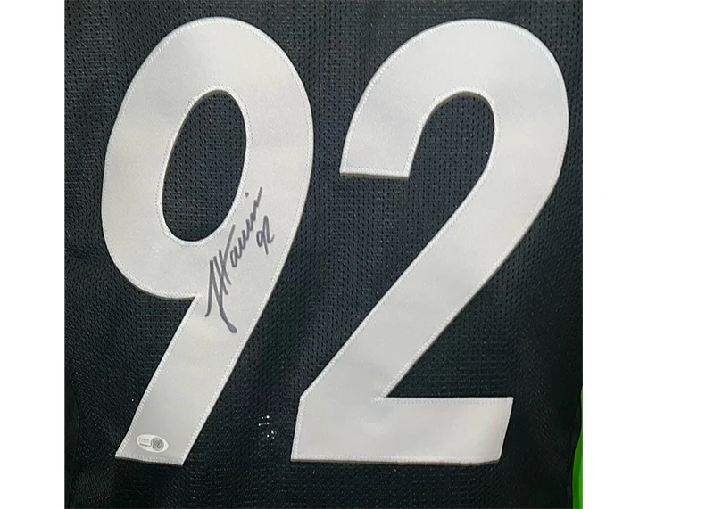 James Harrison Signed Pittsburgh Custom White Football Jersey JSA