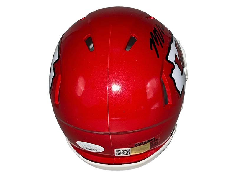 Marquez Valdes-Scantling Signed Kansas Chiefs Speed Mini Football Helmet JSA
