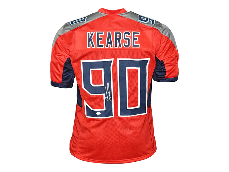Jevon Kearse Autographed Tennessee Red Pro-Style Football Jersey (JSA)