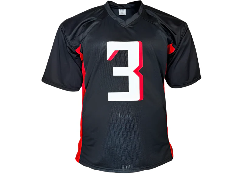 Jessie Bates III Signed Atlanta Custom Black Football Jersey JSA