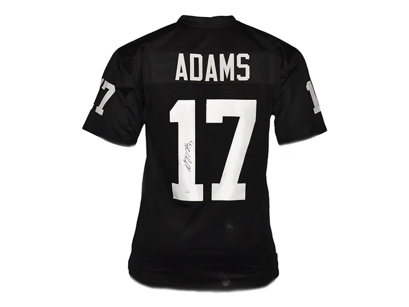 Davante Adams Autographed Oakland Pro Style Black Football Jersey JSA