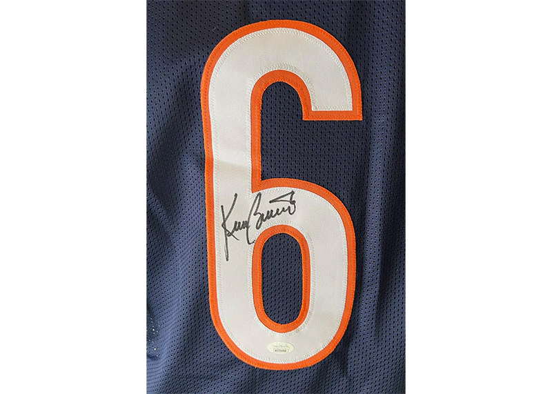 Kevin Butler Signed Chicago Custom Blue Football Jersey JSA