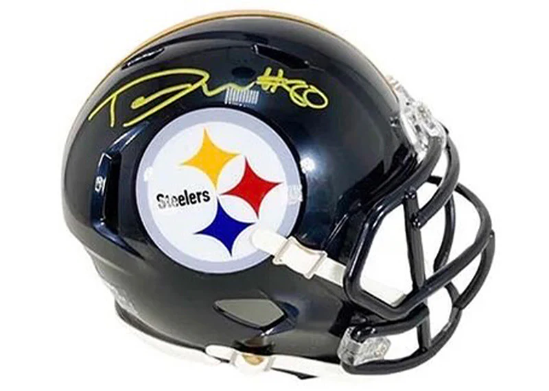 Darnell Washington Signed Pittsburgh Steelers Speed Mini Football Helmet Beckett