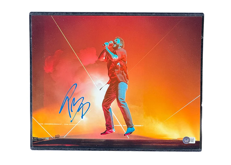Post Malone Signed 11x14 Photo F-1 Trillion Country Autographed Beckett