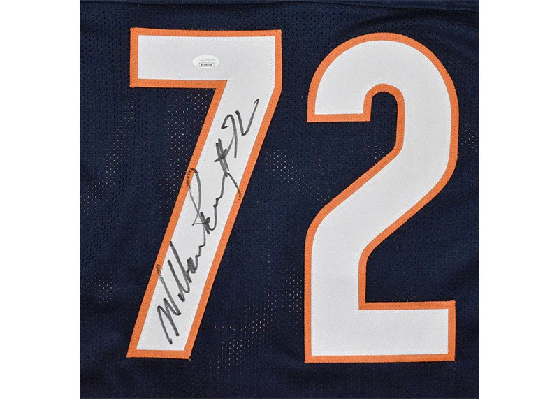 William Perry Signed Chicago Custom Blue Football Jersey (JSA)