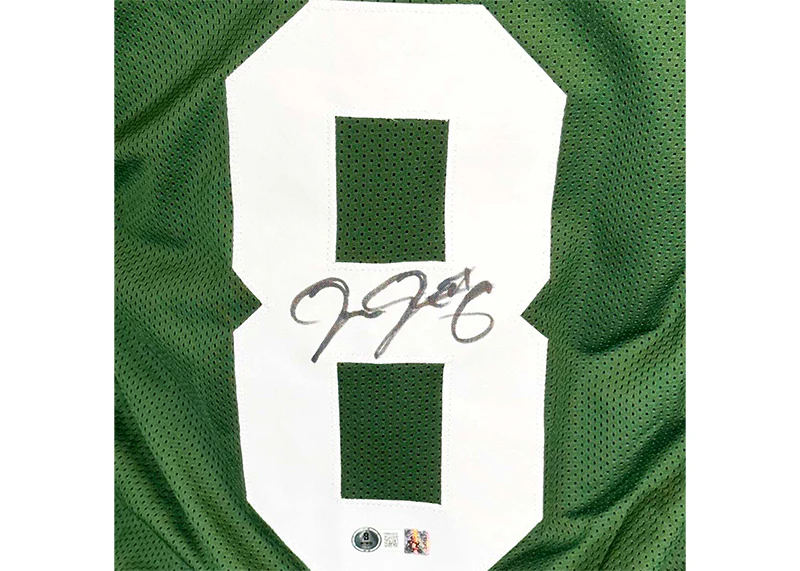 Josh Jacobs Signed Green Bay Custom Green Football Jersey Beckett
