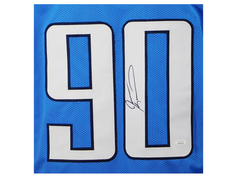 Jevon Kearse Autographed Tennessee Blue Pro-Style Football Jersey (JSA)