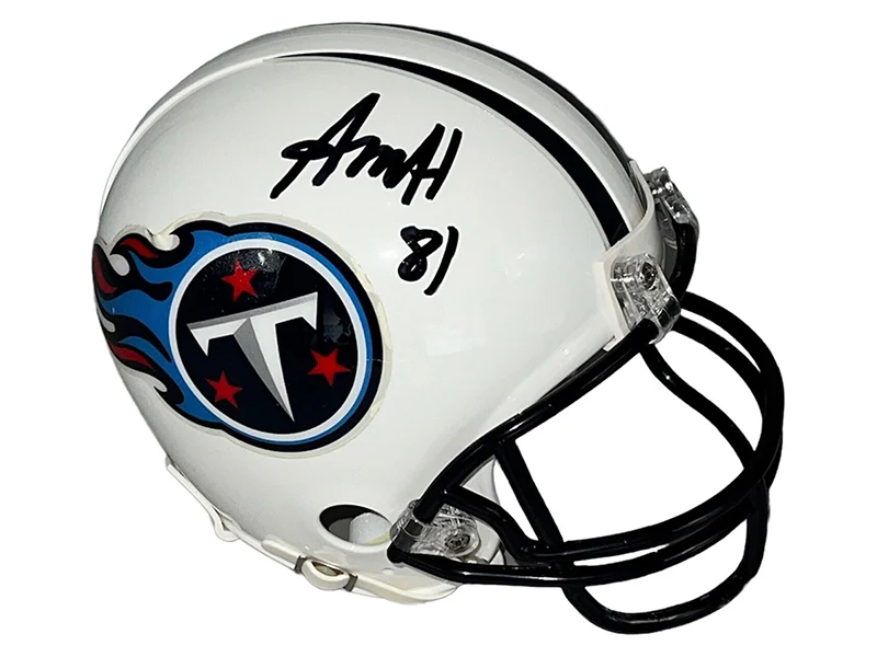 Austin Hooper Autographed Tennessee Titans Speed Mini Helmet (JSA)