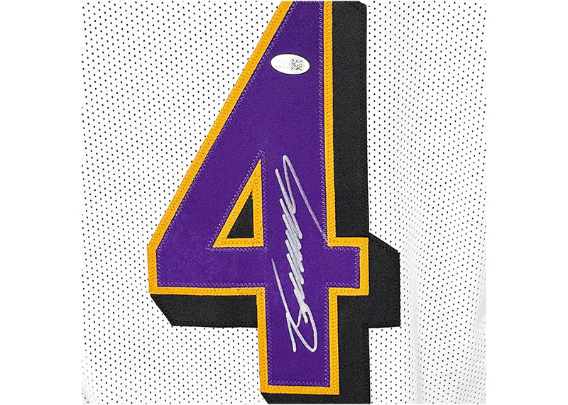 Zay Flowers Signed Baltimore Custom White Football Jersey JSA