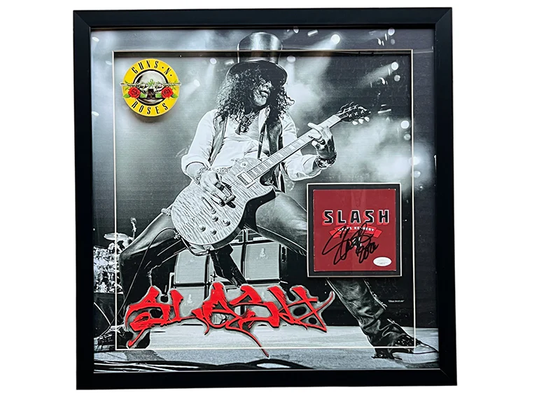 Slash Signed 3D Framed CD Cover 21x21 JSA